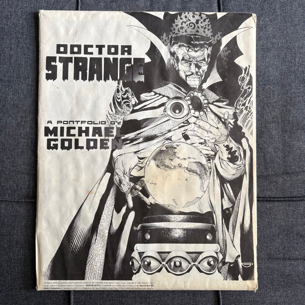 Doctor Strange: A Portfolio by Michael Golden Vintage 1983 Six Panels w Envelope